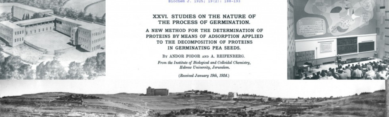 Longstanding tradition - First Chemistry Institute in Israel with long tradition for excellence
